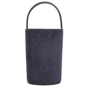 COPY - Marais USA Navy Suede Bucket Bag